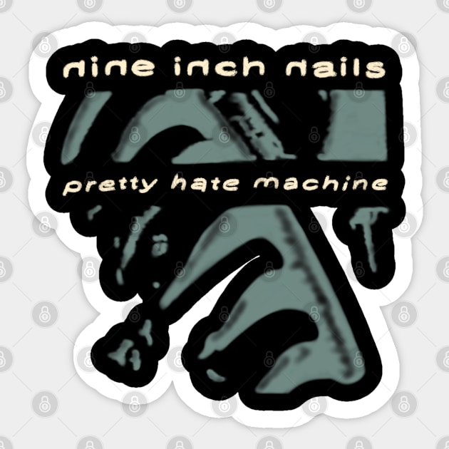 Nine Hate Machine Sticker by Azalmawah